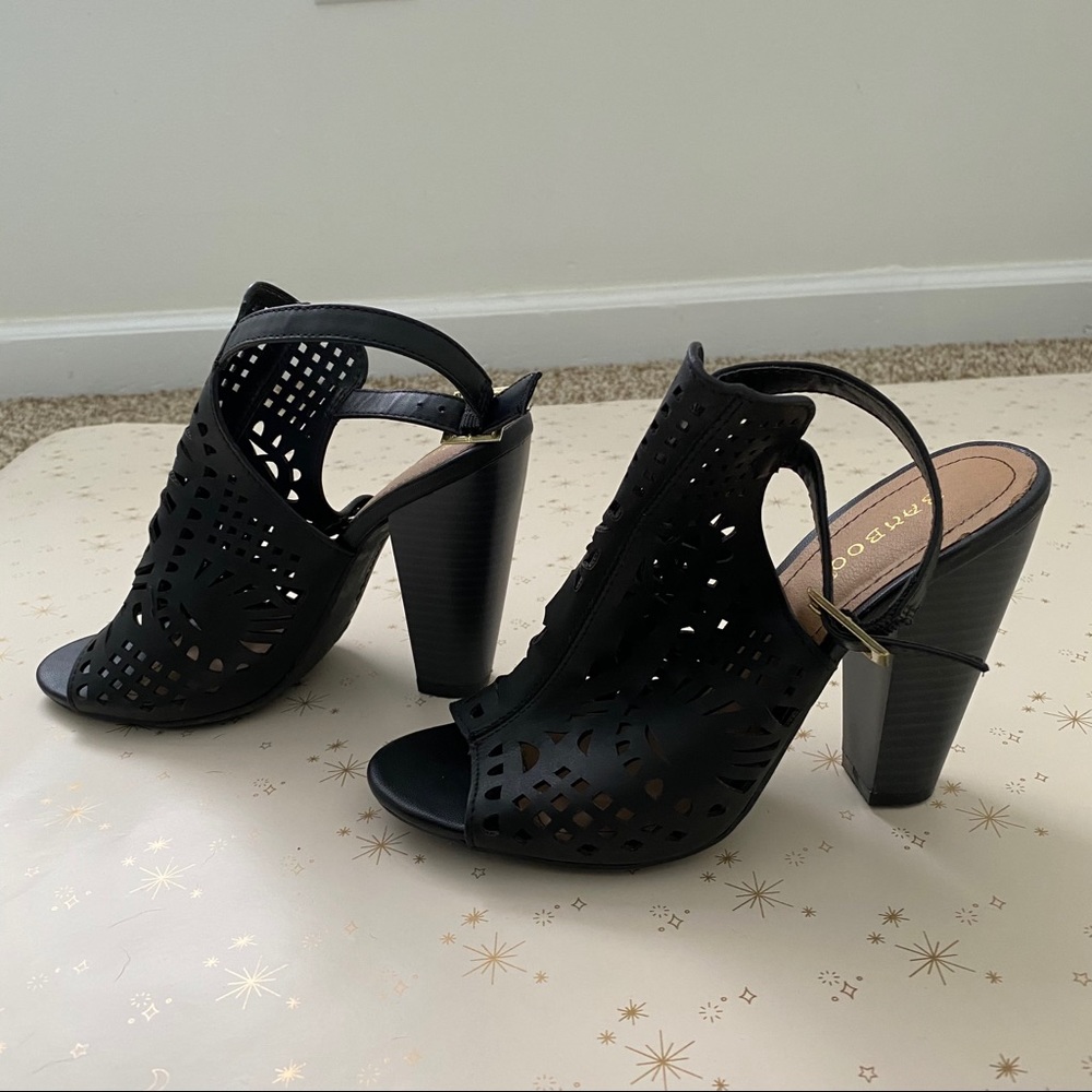 Black Cut Out Heels